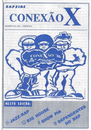 Capa do Fanzine Conexão X - Edição Nº 2 publicada em outubro de 1997